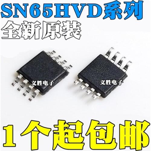 SN65HVD1176DR VP1176 SOP8 SN65HVD72DGKR HVD72 75 78 MSOP8 Patch 8 feet, new imported from transceiver