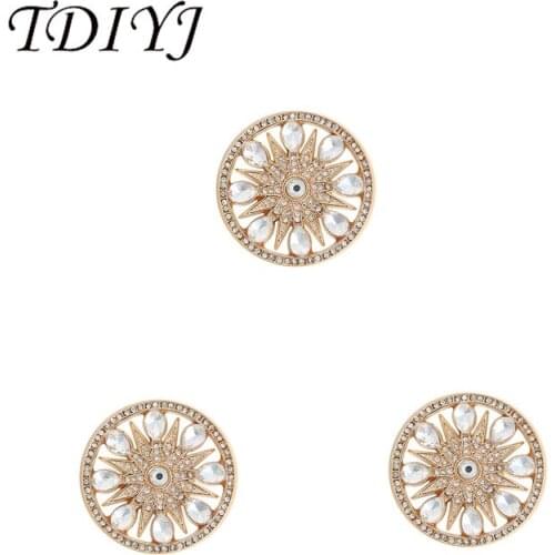 TDIYJ Newest Alloy Crystal Flower My Coin Disc for Frame Coin Holder Pendent Necklace for Christmas Gifts 1Pcs/lot