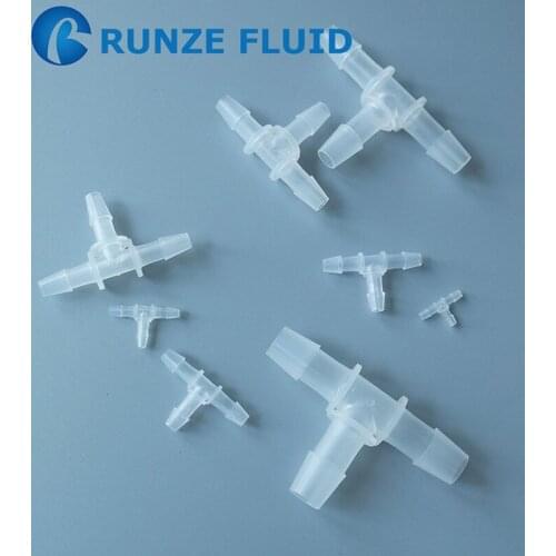 Adapted Tube ID0.8-8.7mm T hose fitting with Barb End