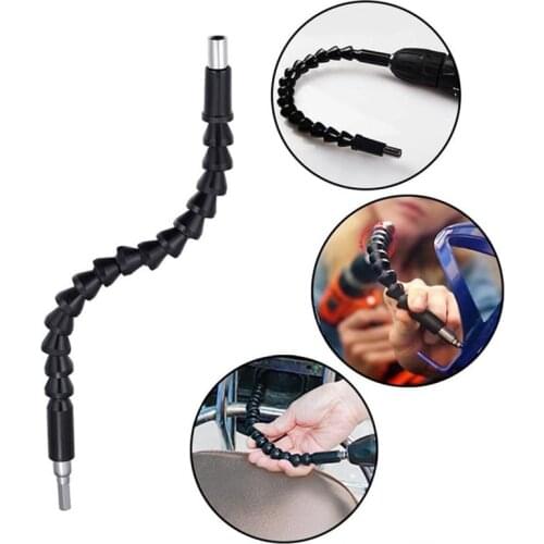 295mm Flexible 1/4" Hex Shaft Drill Bits Extension Bit Holder Magnetic Connect Drive Shaft Electric Drill Power Tool Accessories