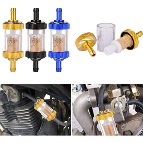 Universal Replacement Fuel Filter Practical Durable Motorcycle Fuel Oil Filter Gasoline Separator For ATV Dirt Pit Bike Motocros