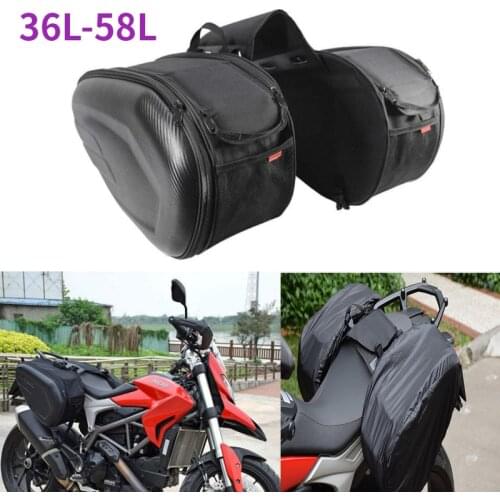 Waterproof Motorcycle Racing Race Moto Helmet Travel Bags Suitcase Side Saddlebags and Raincoat or Plastic Plate for Motorcycle