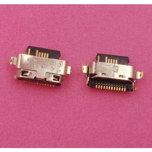 10Pcs Charger Charging Port Plug USB Type C Micro Dock Connector For Alcatel 3V 2019 OT 5032 5032D 5032A 5032J OT5032 5032W Jack