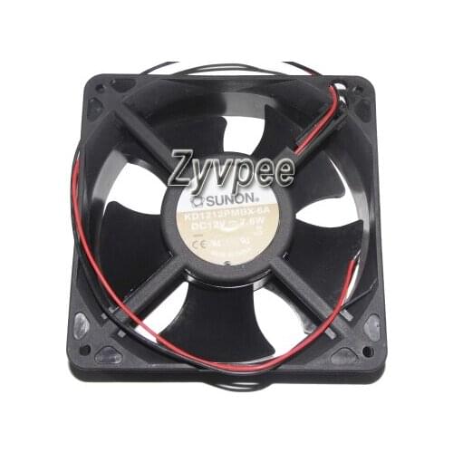120x120x38mm KD1212PMBX-6A 12V 7.6W 2Wires 12CM Cooling Fan