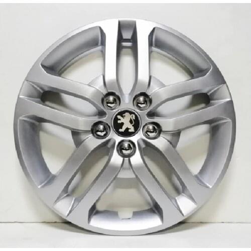 Car Wheel Rim Cover For Peugeot R16 Hub Flexible Trim Caps 16 inch 4pcs/set With Emblem Auto Tuning Aftermarkt Replacement