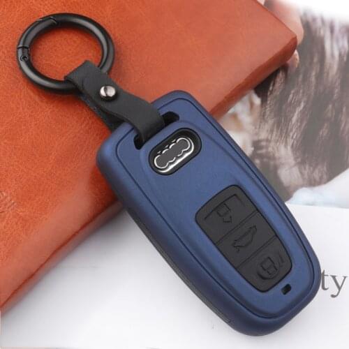 New Carbon fiber ABS Matte Car Key Cover Case For Audi A1 A3 A4 A5 A6 A7 A8 Quattro Q3 Q5 Q7 2009 2010 2011 2012 2013 2014 2015