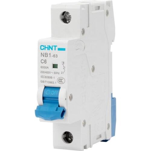 CHNT NB1-63 1P 6A Air Switch MCB Miniature Circuit Breaker