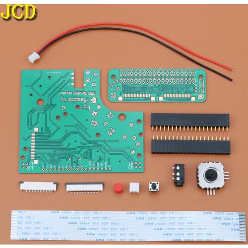 JCD 1Set DIY 6 Buttons PCB Board Switch Wire Connector Kit For Raspberry Pi GBZ For Game Boy GB Zero GBO DMG-001