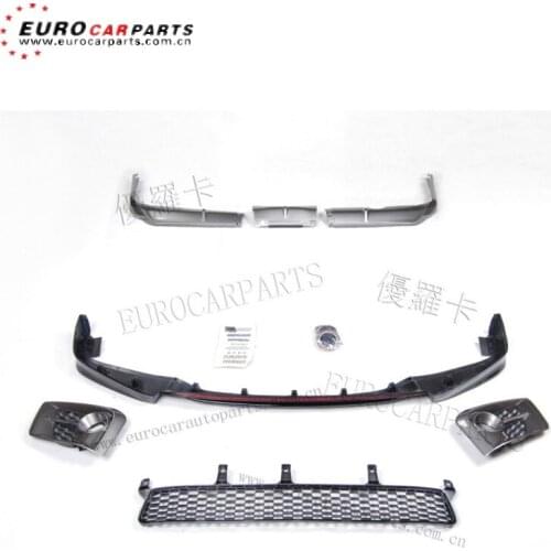 LX570 sport style body kits fit for LX570 style PP and ABS material LX570 front lip light cover rear diffuser