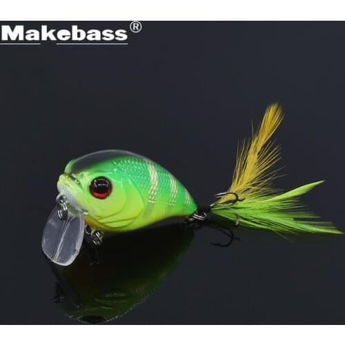 MAKEBASS 1.6in/0.25oz Small Minnow Floating Suspending Fishing Lures Set Crank Lures Topwater Fishing Hard Crankbait