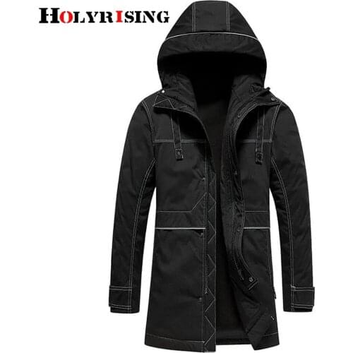 Men parka warm slim outwear for male slim jaqueta masculina hooded windproof men coats soft military solid trench bomber 19657