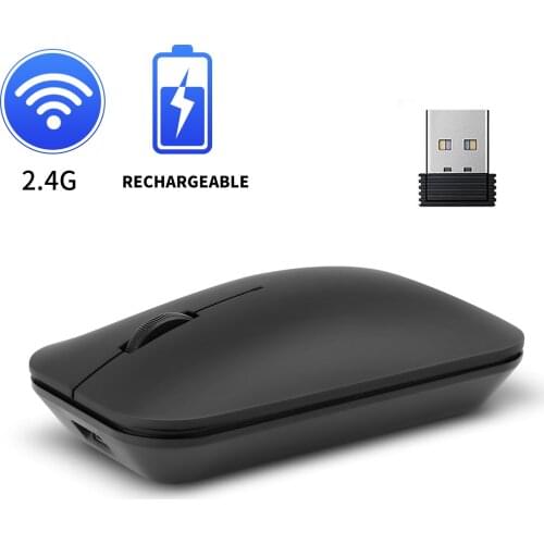 CHYI Silent Wireless Bluetooth 4.0 Mouse Rechargeable Optical Computer Mice Ultra Thin PC Mause For Macbook Microsoft Laptop
