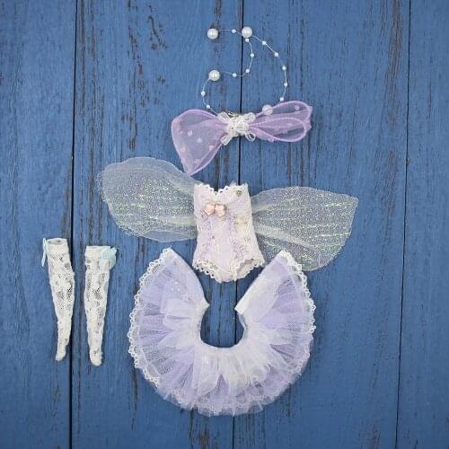 ICY DBS Blyth Dolls Clothes Anime Style Clothing Ballet Costume Bunny Girl Skirt Suit Fit for Licca Azone Body