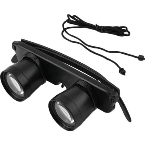 3 In 1 3x28 Magnifier Glasses Style Telescope Outdoor Fishing Optics Binoculars Fishing Game Watching Tackle Device