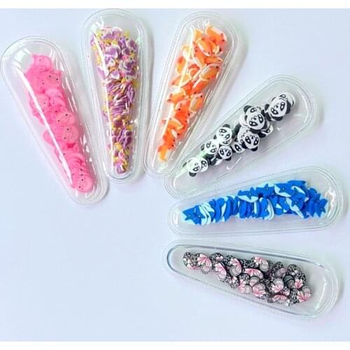 12Pcs Cute Flowing Animal Polymer Clay BB Clip Set Baby Girls Gift Hairpin Decor Hairclips Accessories Hair Applique Ornament
