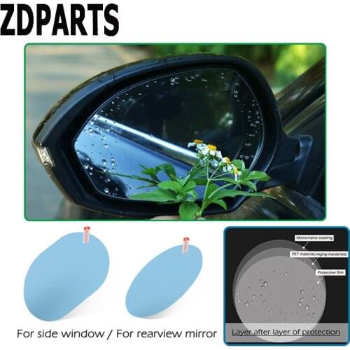 ZDPARTS 2pc Car Rearview Mirror Film Anti-Fog Rainproof Stickers For Opel Astra J G Insignia Vectra c Peugeot 307 Accessories