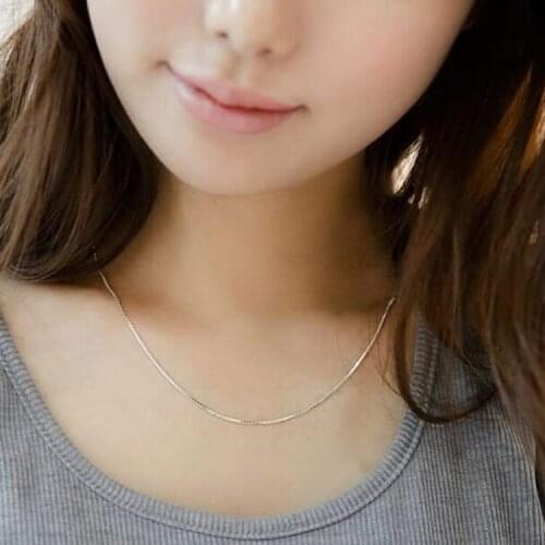 40CM New Arrivals Silver Color Snake Chains Necklaces for Women Wedding Statement Jewelry