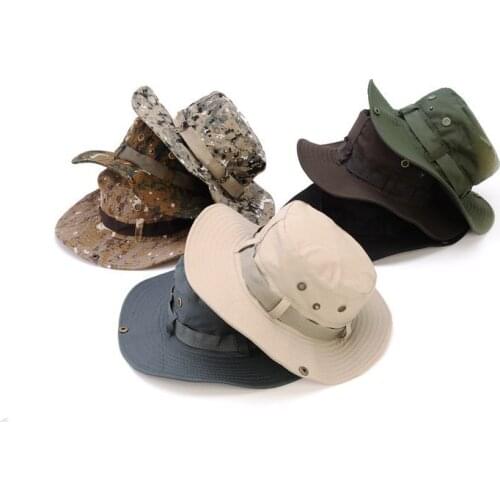 1pcs/lot Classic US Army Gi Style Boonie Jungle Hat Ripstop Cotton Combat Bush Sun Cap