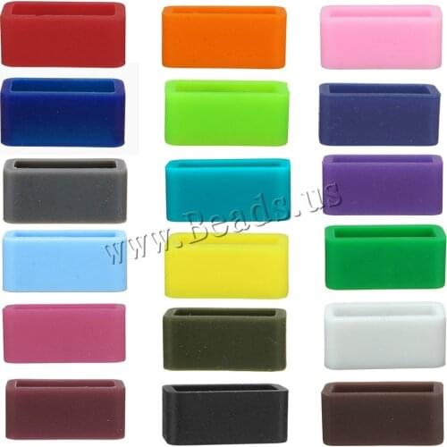 1PC Silicone Retainer Buckle Holder Graceful Rectangle Strap Loop Ring Silicone Rubber Watch Bands Accessories Holder Locker