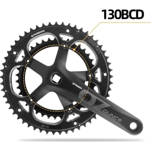 130BCD MTB Bike Square Hole Bicycle Crank Chainwheel Chainrings 170mm/172.5mm Crankset 53T Narrow Wide Sprockets Dropship