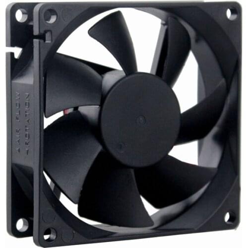 2Pcs Gdstime 80x80x25MM 80mm DC 48V 0.1A Server Square Inverter Axial Cooling Fans