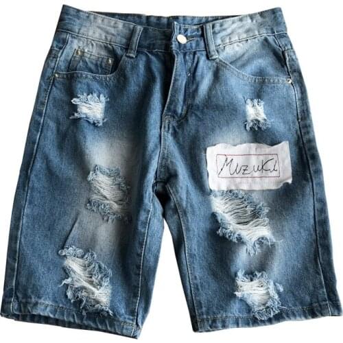 2020 New Summer Fashion Casual Jeans Shorts Men Slim Solid Short Denim Comfortable and Breathable Mens Clothing Large Blue 5XL