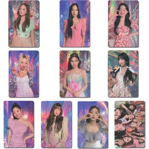 10PCS/Set Kpop TWICE New Album Taste Of Love Lomo Card HD Printed Korean ITZY Photocard Small Card Fans Collection Gift