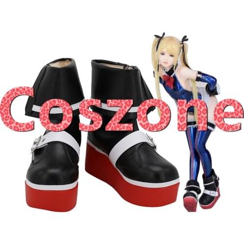 Dead or Alive 5 Marie Rose Cosplay Shoes Boots Halloween Carnival Cosplay Costume Accessories