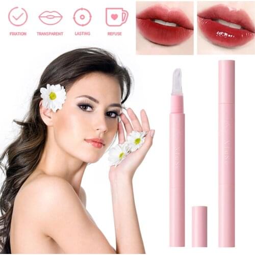 Lipstick Raincoat Non-stick Cup Moisturizing Umbrella Lasting Waterproof Fixer Artifact Transparent Lip Make Up Setting TSLM1