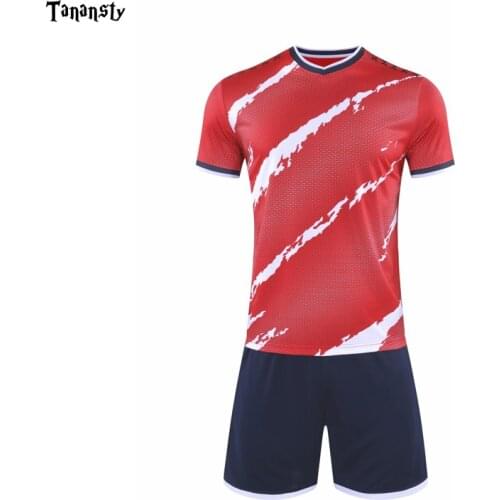 Football Kits Tranning Suit Mens Soccer Jerseys Uniform Quick Dry Sportswear Club Sets Custom Die-dye Adult Survetement