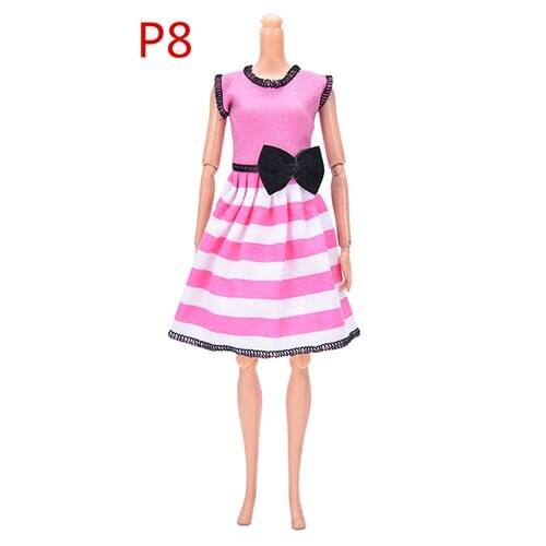 Hot Sale Beautiful Handmade Party Clothes Fashion Dress For Doll, Best Gift Toys Girls Gifts