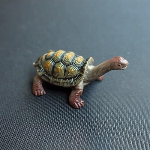 Simulation of marine animals turtle like turtles miniature models Decoration small cute children cognitive