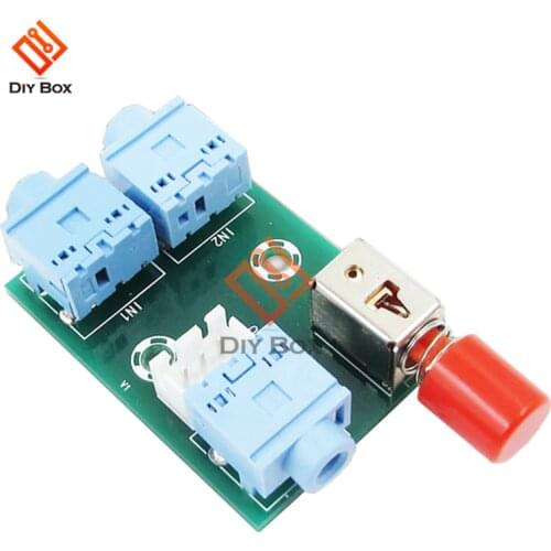 XH-M371 Audio Switching Module 3.5mm Jack 2 into 1 Out Audio Switching Socket PCB Board