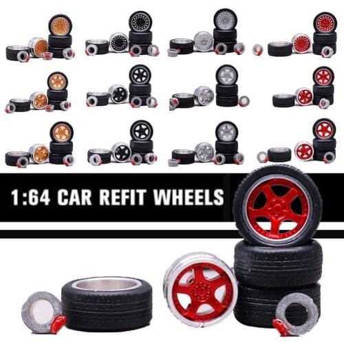 1/64 Model Modified Tire No.8012 Model Modified Tire Car General Toy Diecasts Tire Change Rubber 2021 Vehicles Wheel HOT R6F9