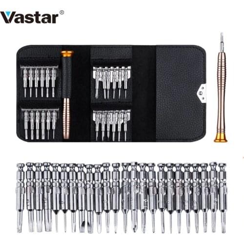 Vastar Mini Precision 25 in 1 Torx Screwdriver Set Hand Tools Set Repair Tool Kit For Tablet PC Mobile Phone Multitul Tools