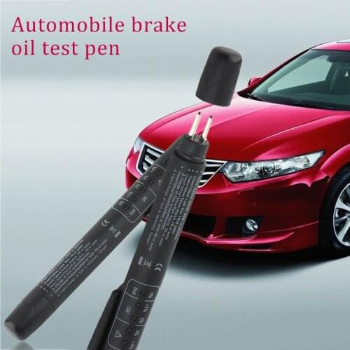 New1PCS Brake Fluid Tester Pen 5 LED Car Vehicle Auto Automotive Testing Tool Car Vehicle Tools Diagnostic Tools car styling