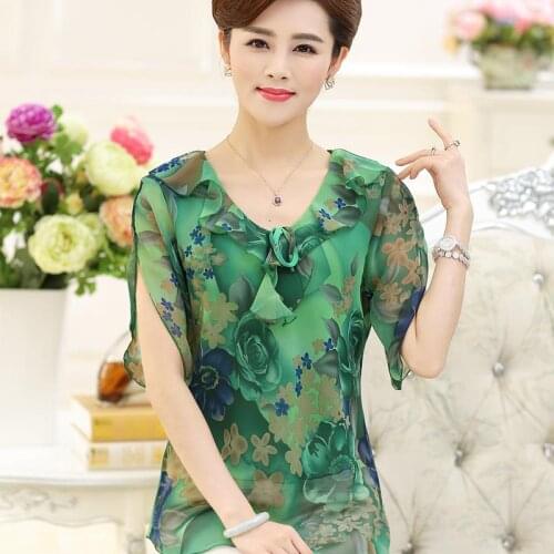 NIFULLAN Printed Blouses