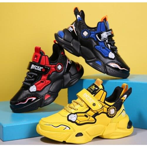 Summer Spring Children Casual Flat Sneakers Boys Single Mesh Breathable Student Sport Tenis Running Shoes Kids Zapatillas Yellow