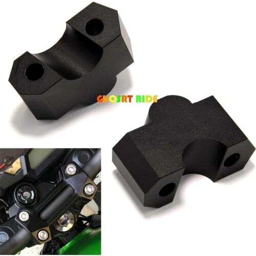 Manubrio Bar Riser Adattatore Per KAWASAKI Z800 Z300 Z250 Z 800/300/250 Accessori Moto Altezza Aumento 20mm Adattatore CNC