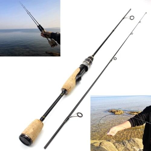 1.68M wooden handle lure rod Ultra light Spinning fishing rod ul power 2-6g Lure Weight 3-7lbs line weigh carbon rod