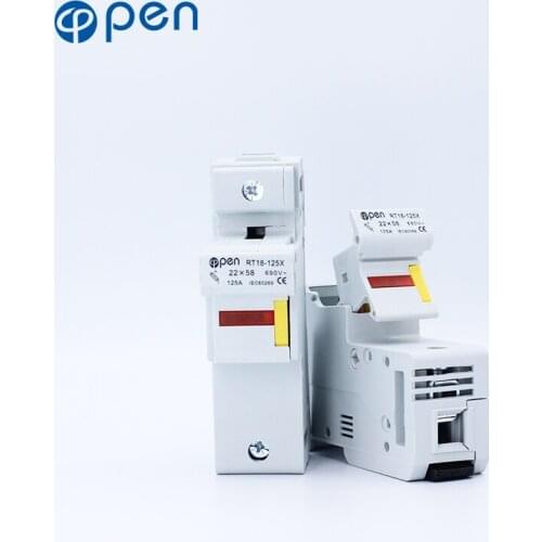 High Voltage Solar PV Fuse Holder compatiablewith PV Fuses 125a for solar system protection