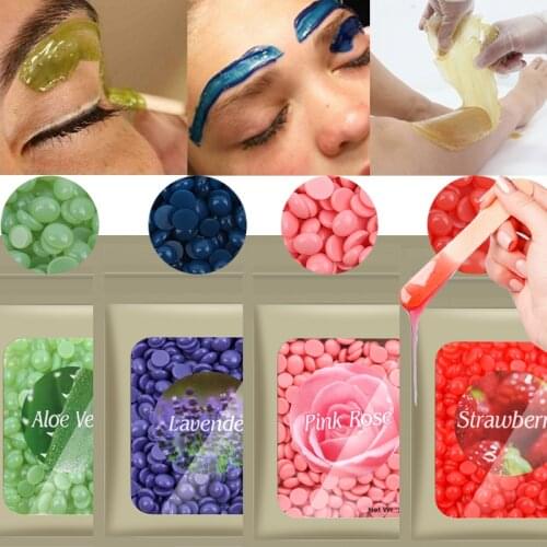 9 Color Hair Removal Wax Hair Removal Hard Wax Beans Painless and Fast Facial Body Hair Removal Bikini Legs Arm Unisex 25g/bag