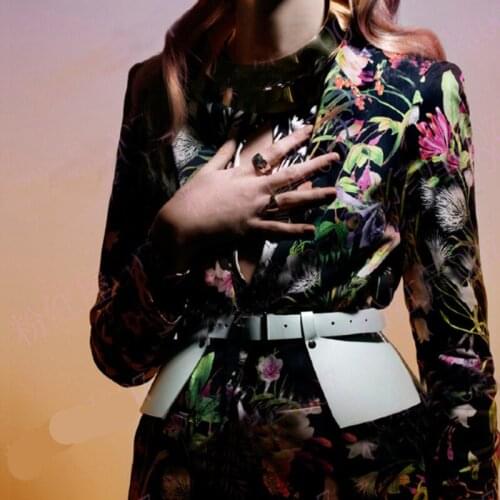 Women Fashion Peplum Belt Square Buckle Female Skirt Leather Dresses Waist Belts Ladies Bow Wide Harness Designer Waistband