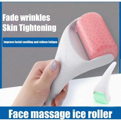 1pc Face Cool Ice Roller Handheld Massager Body Lift Massage Fatigue Relief Massager Skin Roller Tool Neck Care Beauty Tools