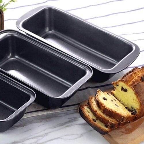 Big Rectangle Silicone Cake Mold DIY Bakeware Loaf Bread Baking Dish Toast Box Cheese Box Muffin Cupcake Chocolate Fondant Molds