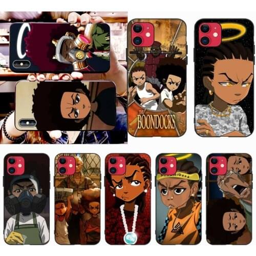 The Boondocks DIY phone Case cover Shell for iPhone 11 pro XS MAX 8 7 6 6S Plus X 5S SE 2020 XR case