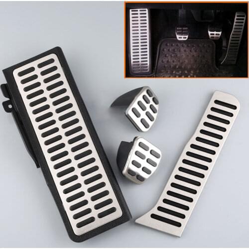 JX-LCLYL 1 Set Car Brake Foot Pedal Fit For VW Golf 5 6 MK6 Jetta MK5 Scirocco Octavia