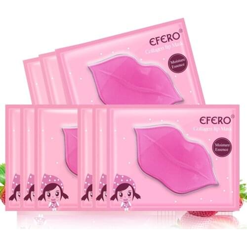 Collagen Crystal Lip Mask Lips Plump Gel Hydrating Repair Remove Lines Blemishes Lighten Lip Line Smoothing Wrinkle Gel Patch