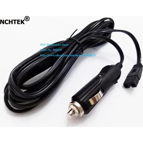 NCHTEK 3M Length 12V 24V DC Cooler Box MINI FRIDGE Cable with Cigar Plug For WAECO NFA/Free Shipping/1PCS