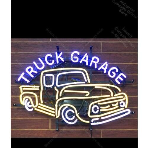 Truck Garage Neon Sign Bulb Handcrafted Iconic Sign Custom Car light Neon Art Lamps Sign outdoor lighting store Tube Neon Shop